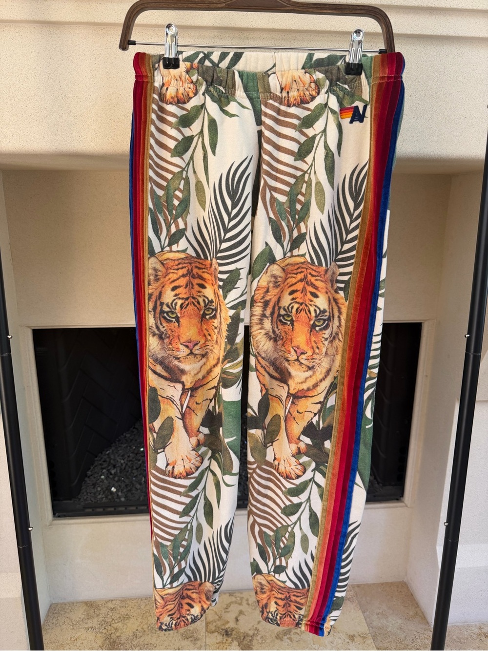 Aviator Nation Tiger Print Rare Sweatpants